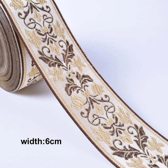 1M accessori per abbigliamento collare fiore fai da te fatti a mano perline pizzo trim vestiti tessuto di pizzo artigianale HB03