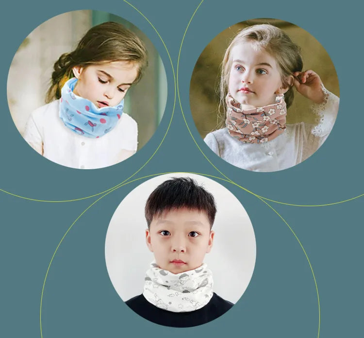 Nuovo autunno inverno bambini sciarpa di cotone LIC bambini bambino sciarpa al collo ragazzi ragazze sciarpe bambino collare caldo O anello fazzoletto da collo magico