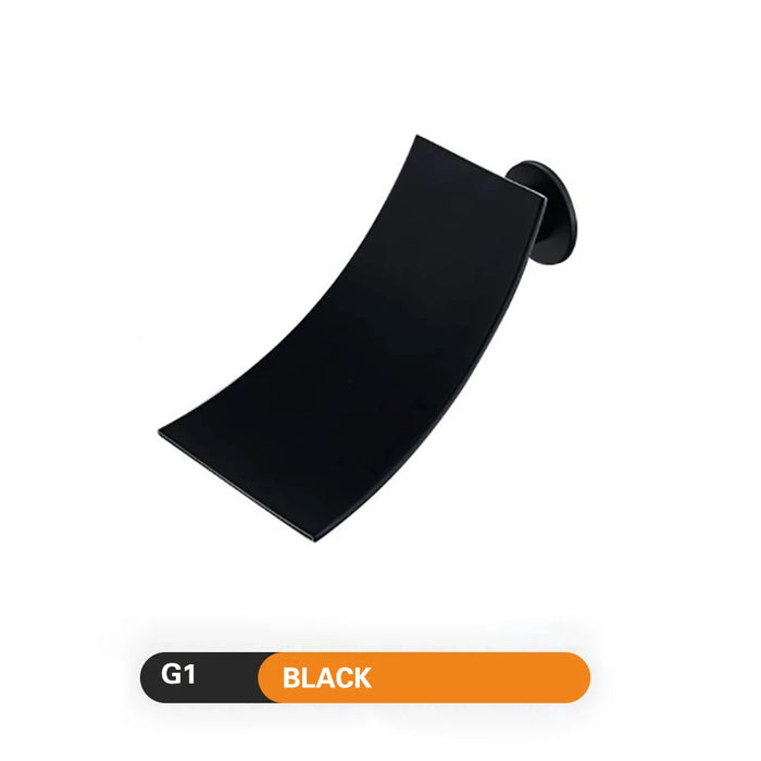 BECOLA Beccuccio per rubinetto a parete Beccucci quadrati e rotondi in ottone cromato/nero Accessori per rubinetti per doccia a cascata