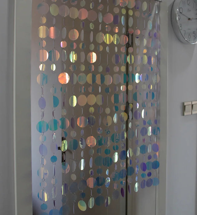 Paillettes in PVC Tende Articoli per la casa partizioni Tenda in plastica Forniture per la casa Decorazione festiva di nozze