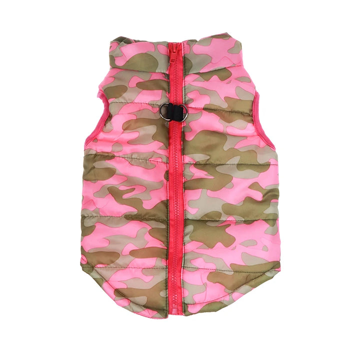 Vestiti caldi invernali per cani per cani di piccola taglia Abbigliamento per animali domestici Vestito per cuccioli Giacca per cani antivento Chihuahua Cappotto per bulldog francese Gilet Yorkies