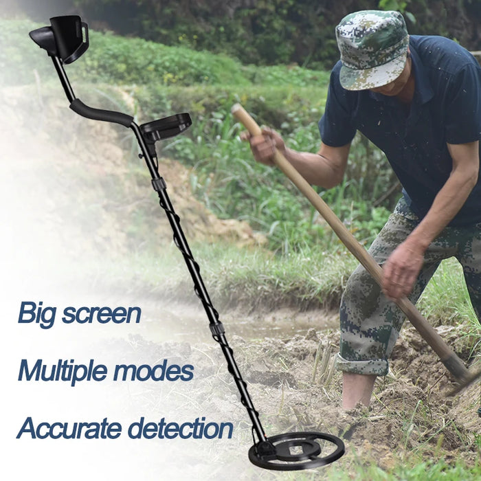 Metal Detector profondità sotterranea 2.5m ricerca Scanner rilevatore d'oro ad alta precisione cacciatore di tesori rilevamento Pinpointer MD830
