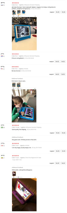 Custodia per iPad Air / Air 2 Custodia protettiva per tutto il corpo in EVA antiurto da 9,7 pollici Custodia con supporto per bambini per iPad 2017 2018