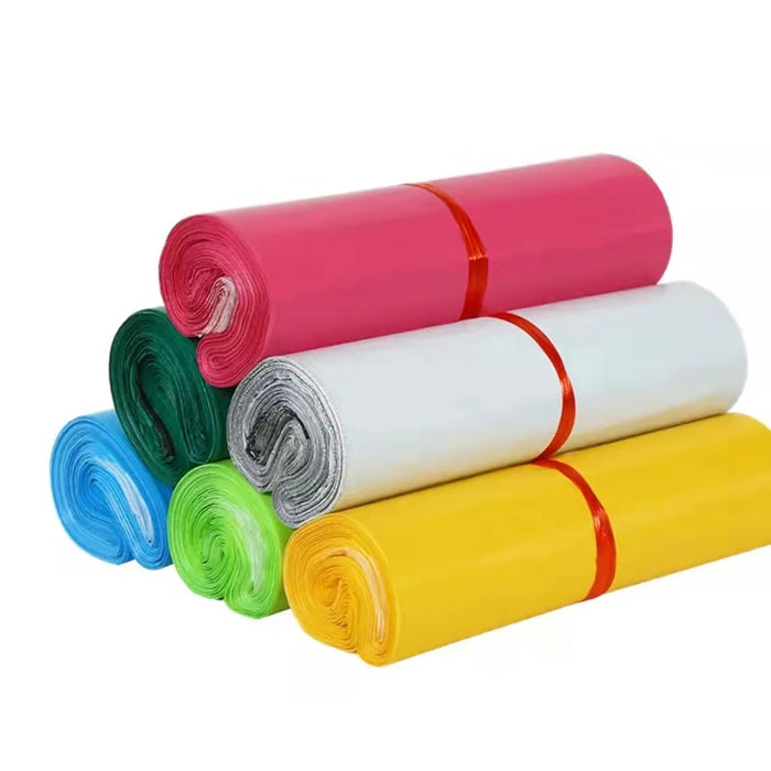 Sacchetti per buste di spedizione sacchetto di immagazzinaggio per buste Express in plastica sacchetti postali di colore bianco grigio sacchetto per corriere con sigillo autoadesivo