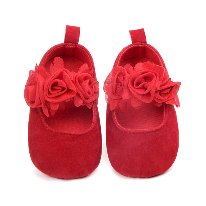 2025 nuove scarpe da bambino floreali carine per neonato ragazza da bambino scarpe da principessa suola morbida prewalker scarpe da bambino antiscivolo 0-18M