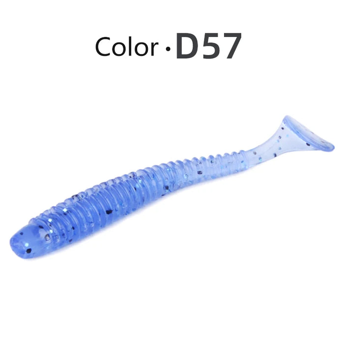 MEREDITH Swing Impact Esche da pesca 55mm 65mm 75mm Pesca Esche morbide Pesca in mare Leurre Souple Esche in silicone Esca
