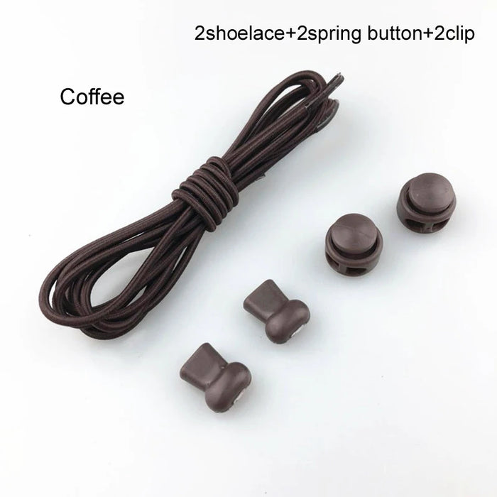 Stretching Lock lace 22 colori un paio di lacci per scarpe con chiusura lacci elastici per scarpe da ginnastica lacci per scarpe Running/Jogging/Triathlon