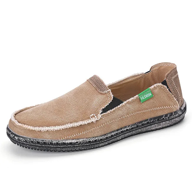 Nuovo arrivo a basso prezzo Mens traspirante scarpe Casual di alta qualità Jeans tela scarpe Casual Slip On uomo moda appartamenti mocassino