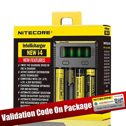 Nitecore D4 D2 Nuovo I4 I2 Digicharger LCD Circuito Intelligente Assicurazione Globale li-ion 18650 14500 16340 26650 Caricabatteria