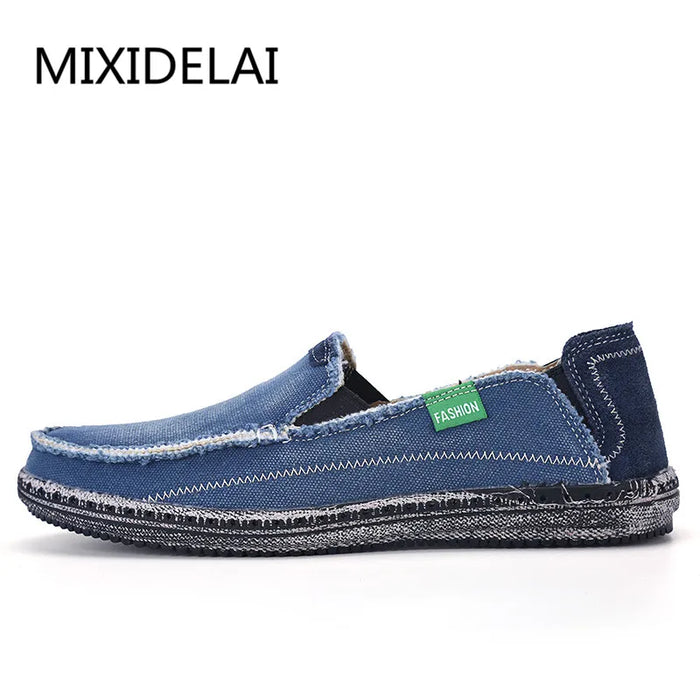Nuovo arrivo a basso prezzo Mens traspirante scarpe Casual di alta qualità Jeans tela scarpe Casual Slip On uomo moda appartamenti mocassino