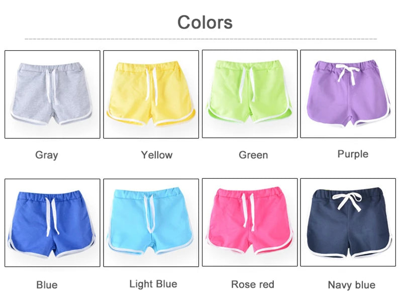 3-13 anni pantaloncini per bambini ragazzi ragazze pantaloncini sportivi estivi pantaloni Unisex bambini colore caramella pantaloni corti casual pantaloni pantaloni
