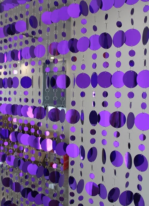 Paillettes in PVC Tende Articoli per la casa partizioni Tenda in plastica Forniture per la casa Decorazione festiva di nozze