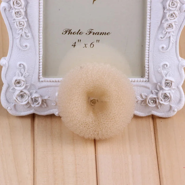 Nero/Marrone/Avorio 1PC Donne Eleganti Signore Ragazze Magic Shaper Ciambella Hairbands Panino Moda Strumento Per Lo Styling Dei Capelli Accessori