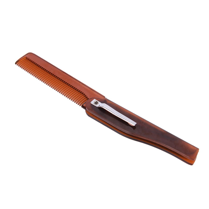 4 colori 170X20X10mm Pieghevole Pettine Dei Capelli Clip Da Tasca Capelli Moustache Barba Pettine Strumento di Styling Dei Capelli di parrucchiere Pettine