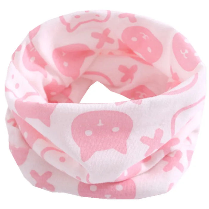 2024 Nuova Primavera Autunno Bambini Sciarpa Moda Bambini Bambino Sciarpa di cotone Ragazzi Ragazze O Ring Sciarpa Bambini Collare Bambino Sciarpa al collo