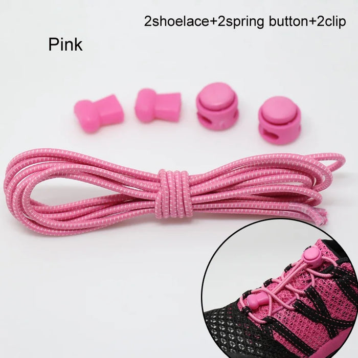 Stretching Lock lace 22 colori un paio di lacci per scarpe con chiusura lacci elastici per scarpe da ginnastica lacci per scarpe Running/Jogging/Triathlon