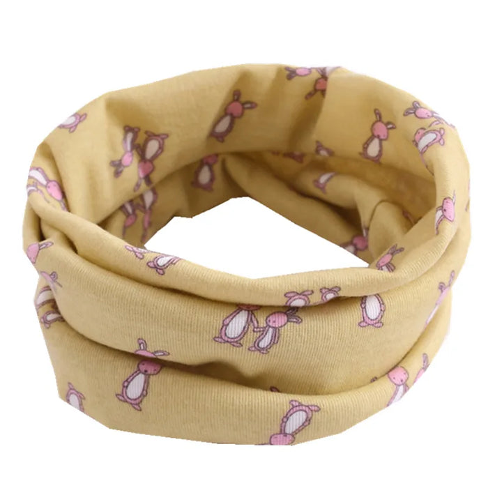 2024 Nuova Primavera Autunno Bambini Sciarpa Moda Bambini Bambino Sciarpa di cotone Ragazzi Ragazze O Ring Sciarpa Bambini Collare Bambino Sciarpa al collo