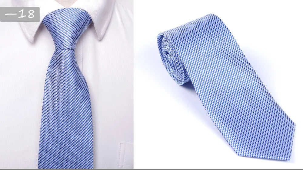 cravatta da sposa classica da uomo d'affari formale da 8 cm, cravatta a righe, accessori per abiti da camicia alla moda