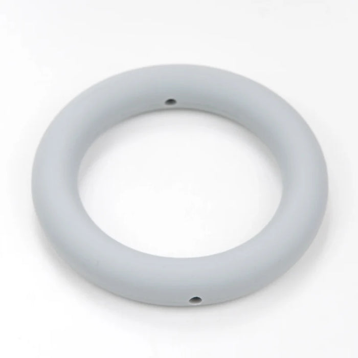 LOFCA Anello per dentizione 65mm Perline in silicone 3 pezzi Collana per massaggiagengive con ciondolo per bambini Ciuccio che fa gioielli in silicone alimentare senza BPA