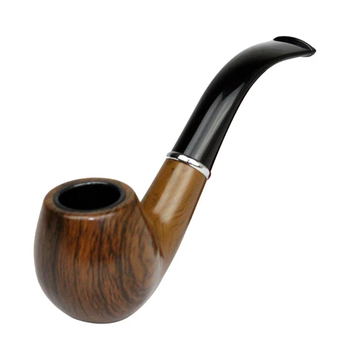 Classico venature del legno Tubo in resina Filtro per canna fumaria Tubi lunghi per fumatori Pipa per tabacco Regali per sigari Narguile Regalo Smerigliatrice Bocchino per fumo