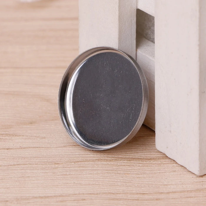 HUAMIANLI 10 Pcs Nuovo 3 Size Vuoto Magnetico Per Occhio Ombretto Ombra di Trucco In Polvere Fondazione Ricarica Tavolozze Argento