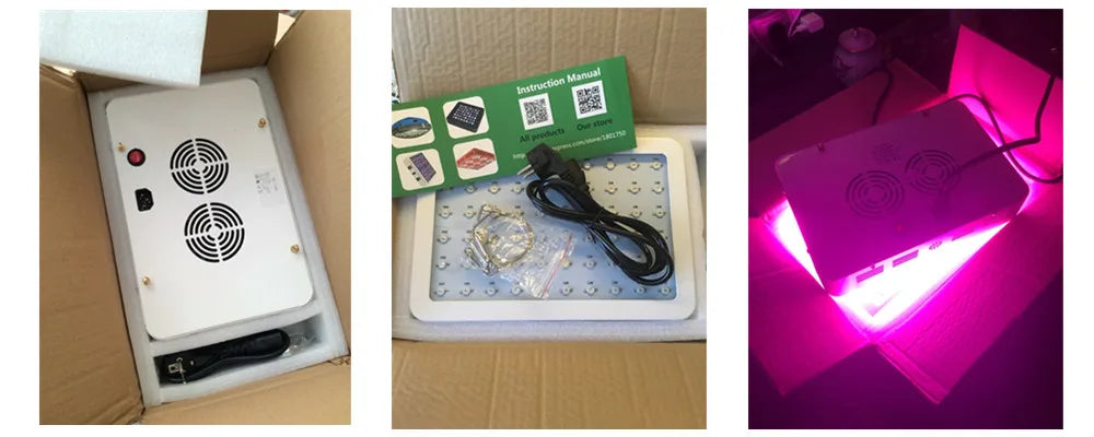 Spettro completo 300/600/800/1000/1200/2000W LED Pianta Coltiva La Luce 410-730nm Per Pianta da Interno Fiore Serra Giardino Coltiva Tenda scatola