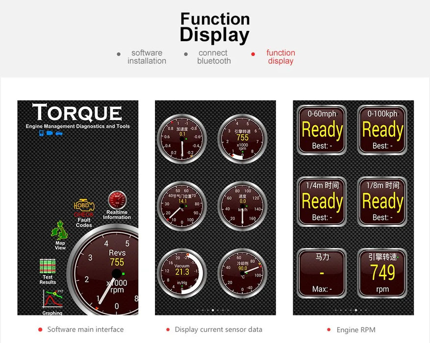Chip V1.5 hardware a 2 strati PIC18F25K80 ELM327 Lettore di codici automatico Bluetooth V1.5 Super MINI ELM 327 Funziona Android Symbian Doppio PCB