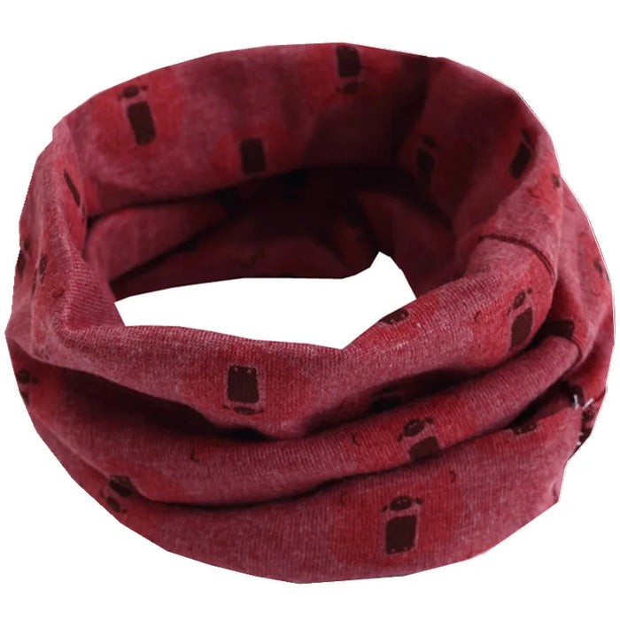 2024 Nuova Primavera Autunno Bambini Sciarpa Moda Bambini Bambino Sciarpa di cotone Ragazzi Ragazze O Ring Sciarpa Bambini Collare Bambino Sciarpa al collo