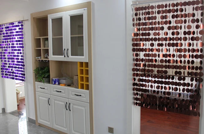 Forniture per feste festival Paillettes in PVC Tenda Interni Tende decorative Forniture per matrimoni fai-da-te