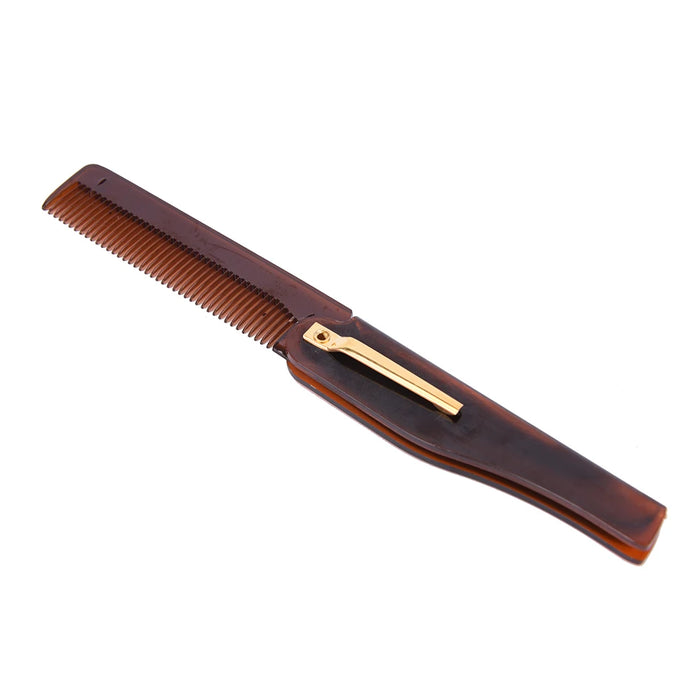 4 colori 170X20X10mm Pieghevole Pettine Dei Capelli Clip Da Tasca Capelli Moustache Barba Pettine Strumento di Styling Dei Capelli di parrucchiere Pettine