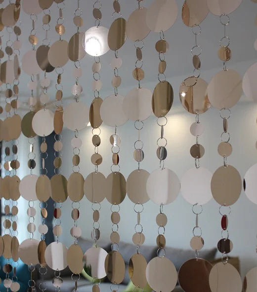 Paillettes in PVC Tende Articoli per la casa partizioni Tenda in plastica Forniture per la casa Decorazione festiva di nozze