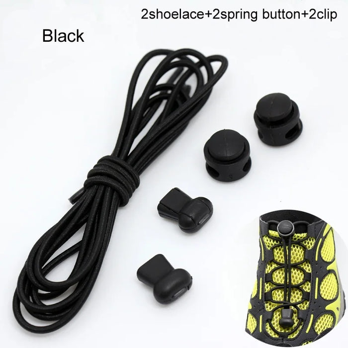 Stretching Lock lace 22 colori un paio di lacci per scarpe con chiusura lacci elastici per scarpe da ginnastica lacci per scarpe Running/Jogging/Triathlon