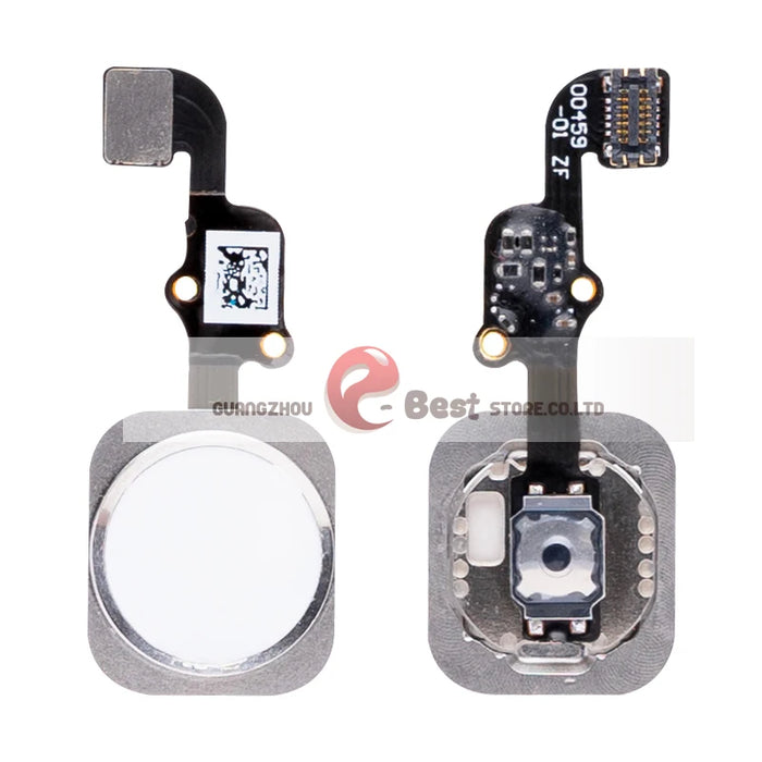 Pulsante Home con cavo flessibile per iPhone 6 6S 4.7"/ 6S 6 plus 5.5" Assemblaggio completo di ricambio Nero/Bianco/Oro