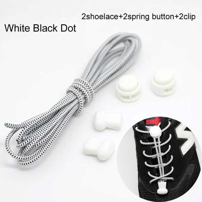 Stretching Lock lace 22 colori un paio di lacci per scarpe con chiusura lacci elastici per scarpe da ginnastica lacci per scarpe Running/Jogging/Triathlon