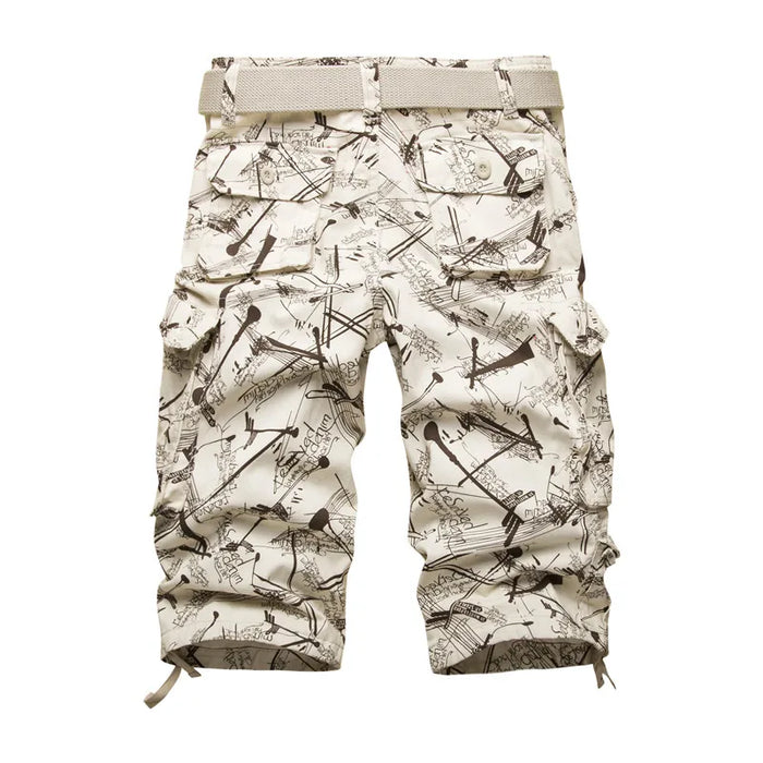 2025 Summner Cotton Mens Cargo Shorts Moda Camouflage Pantaloncini maschili Multi-tasca Casual Camo All'aperto Tolling Homme Pantaloni corti