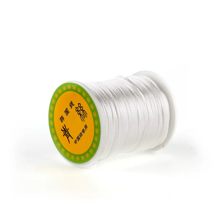 TYRY.HU 20-80 metri Collana masticabile per bambini Accessori 1.5mm/2mm/2.5mm Cavo in nylon di seta satinata per catena ciuccio per bambini Strumenti fai da te