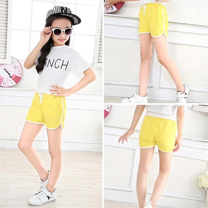 3-13 anni pantaloncini per bambini ragazzi ragazze pantaloncini sportivi estivi pantaloni Unisex bambini colore caramella pantaloni corti casual pantaloni pantaloni