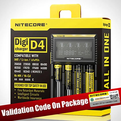 Nitecore D4 D2 Nuovo I4 I2 Digicharger LCD Circuito Intelligente Assicurazione Globale li-ion 18650 14500 16340 26650 Caricabatteria