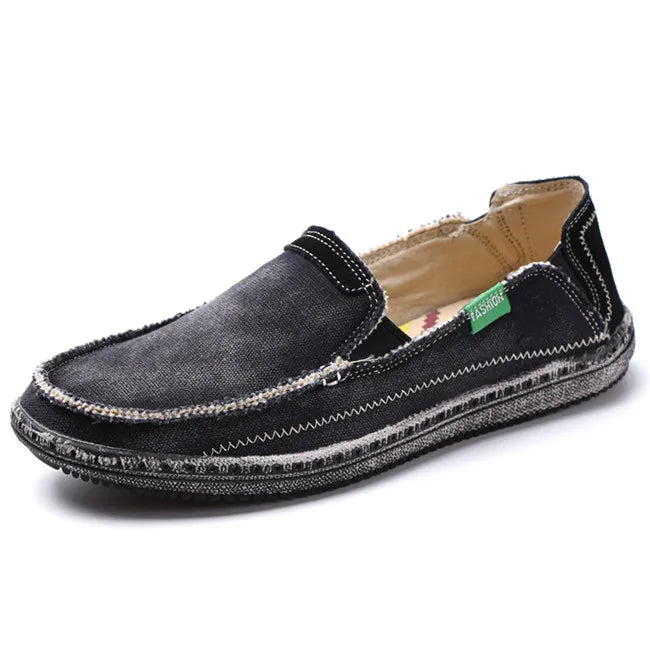 Nuovo arrivo a basso prezzo Mens traspirante scarpe Casual di alta qualità Jeans tela scarpe Casual Slip On uomo moda appartamenti mocassino