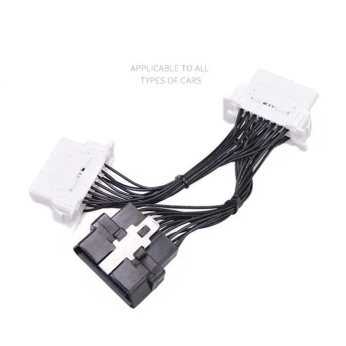 OBD2 16Pin Maschio Connettore Per ELM327 Adattatore di Estensione Cavo OBD OBDII EOBD ODB2 16 Pin OBD 2 Adattatore di Apertura Cavo Femmina