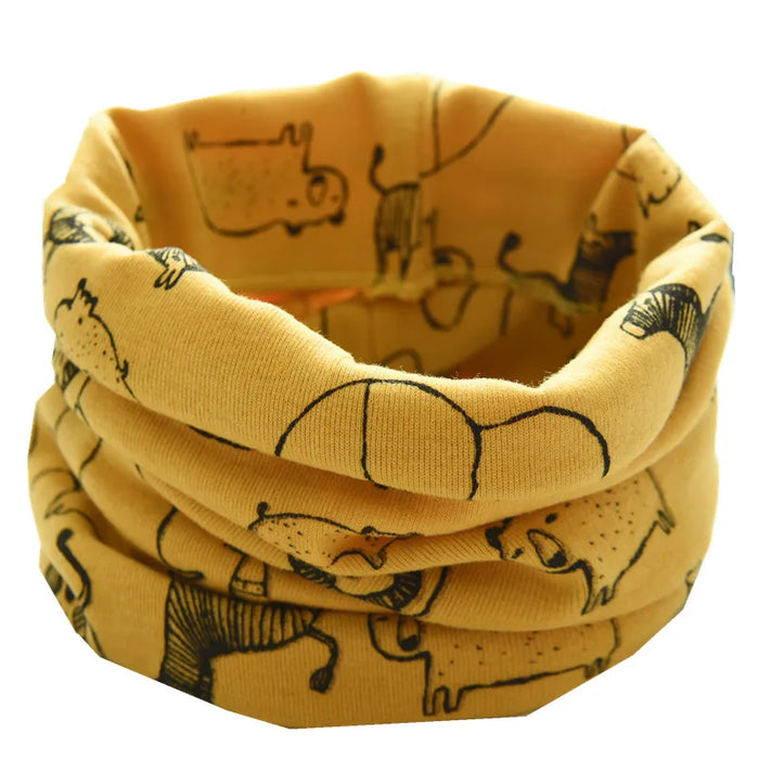 Nuovo autunno inverno bambini sciarpa di cotone LIC bambini bambino sciarpa al collo ragazzi ragazze sciarpe bambino collare caldo O anello fazzoletto da collo magico