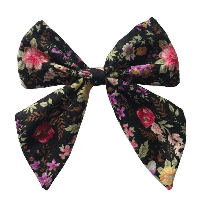 Fiocchi per capelli in cotone e lino Boutique Fermagli per capelli Neonate Donne Grandi mollette per fiocco da marinaio Fermagli per capelli Accessori per capelli Copricapo