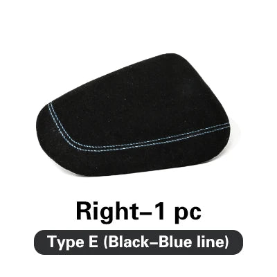 Ginocchiera per auto in vera pelle cuscino per gamba cuscino di riposo per BMW F20 F30 G20 E90 E60 F10 E46 G30 E92 E36 E87 accessori interni