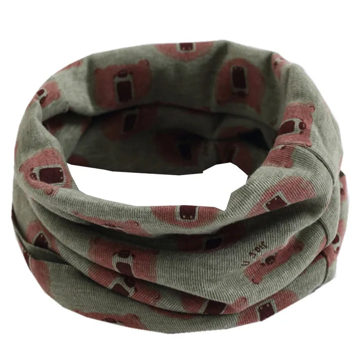 2024 Nuova Primavera Autunno Bambini Sciarpa Moda Bambini Bambino Sciarpa di cotone Ragazzi Ragazze O Ring Sciarpa Bambini Collare Bambino Sciarpa al collo