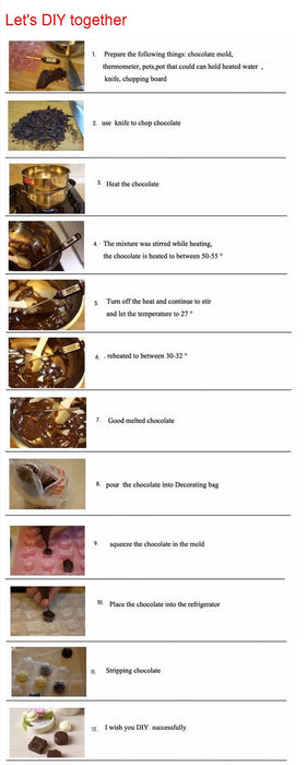 Stampo per cioccolato in policarbonato Stampi professionali per caramelle Bonbon Bar Stampo acrilico Dolciumi Cottura Pasticceria Utensili da forno