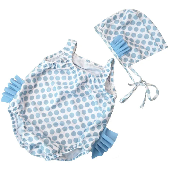 Carino Frutta Forma di Animale Del Bambino di Un pezzo del Costume Da Bagno + Cuffia da nuoto Per Il Bambino Delle Ragazze Dei Ragazzi Del Bambino di Estate Infantile Del Bambino Del Bambino acqua Vestiti di Sport