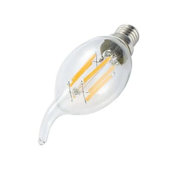 10 pz Lampadina A LED E14 4 W/6 W Dimmerabile Edison Retro Filamento a lume di candela AC220V C35 Bianco caldo/freddo Lampada a risparmio energetico da 360 gradi
