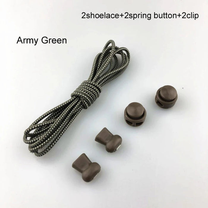 Stretching Lock lace 22 colori un paio di lacci per scarpe con chiusura lacci elastici per scarpe da ginnastica lacci per scarpe Running/Jogging/Triathlon