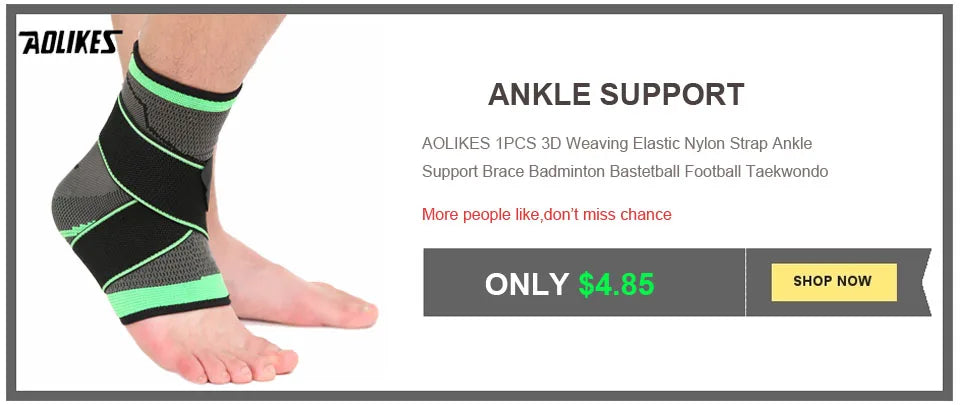 AOLIKES 1 pz supporto per ginocchio ginocchiera sportiva protettiva professionale fasciatura traspirante ginocchiera basket Tennis ciclismo