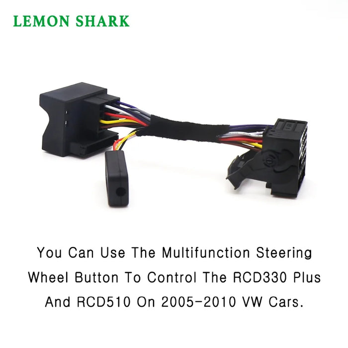 RCD330 RCD360 adattatore simulatore di controllo pulsante volante multifunzione per VW Golf 5 6 Jetta MK5 Touran Caddy Passat B6